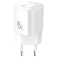Мережевий зарядний пристрій Baseus PicoGo GaN Fast Charger 45W Moon White (P10176800213-00)