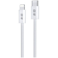 Кабель Blueo Braided PD Fast Charging USB-C to Lightning Cable (2m) White (BL012CL2)