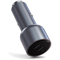 Автомобільний зарядний пристрій Satechi 40W Dual USB-C PD Car Charger Space Grey (ST-U2C40CCM)