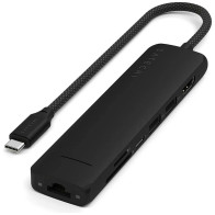 Хаб Satechi 7-in-1 USB-C Slim Multiport 4K with Ethernet Black (ST-P7SK)