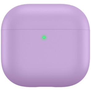 Чохол AhaStyle Ultra-Thin Silicone Case for Airpods 4 Lavender Purple (CP-WG172-PE)