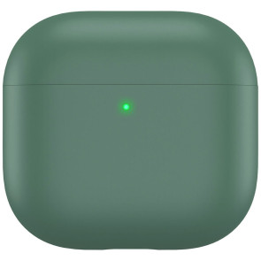 Чохол AhaStyle Ultra-Thin Silicone Case for Airpods 4 Midnight Green (CP-WG172-PG)