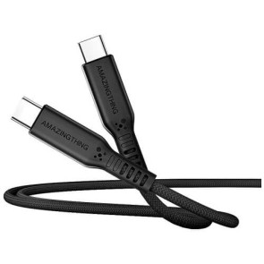 Кабель AmazingThing Thunder Pro USB-C to USB-C 60W (2.1m) Black (CCC210MTHBK)