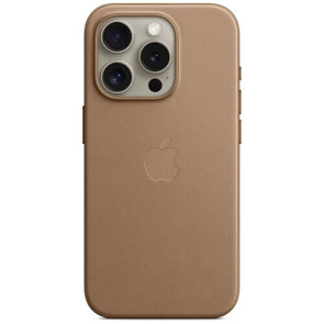 Чохол-накладка Apple iPhone 15 Pro FineWoven Case with MagSafe Taupe (MT4J3)