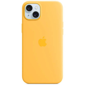 Чохол-накладка Apple iPhone 15 Plus Silicone Case with MagSafe Sunshine (MWNF3)