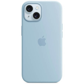 Чохол-накладка Apple iPhone 15 Plus Silicone Case with MagSafe Light Blue (MWNH3)