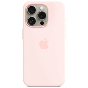 Чохол-накладка Apple iPhone 15 Pro Silicone Case with MagSafe Light Pink (MT1F3)