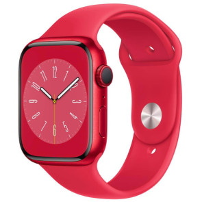 Apple WATCH Series 8 45mm LTE Red Aluminium Case with (PRODUCT)RED Sport Band (MNKA3)