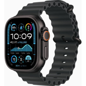 Apple Watch Ultra 2 Black Titanium Case with Black Ocean Band (MX4P3) (Уцінка)