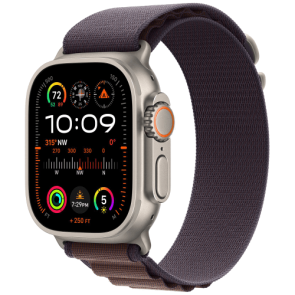 Apple Watch Ultra 2 Titanium Case with Indigo Alpine Loop Medium (MRET3)