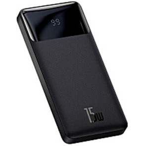 Зовнішній акумулятор Baseus Bipow Digital Display 15W 10000mAh Black (PPBD050001)