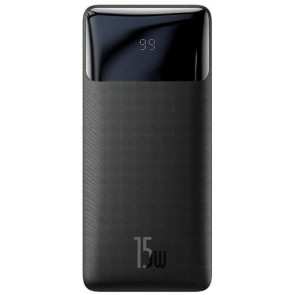 Зовнішній акумулятор Baseus Bipow Digital Display 2USB + Type-C 15W 20000mAh Black (PPBD050101)