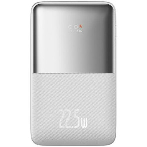 Зовнішній акумулятор Baseus Bipow Pro Fast Charge Power Bank 20000mAh 22.5W White (PPBD030002)