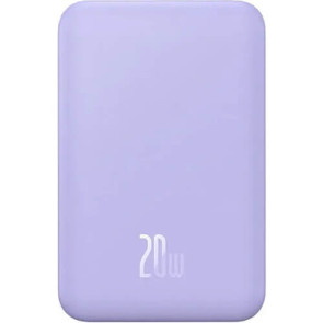 Зовнішній акумулятор Baseus Magnetic Mini Wireless Fast Charge Power Bank 20000mAh 20W Purple (PPCX150005)