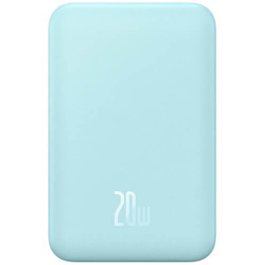 Зовнішній акумулятор Baseus Magnetic Mini Wireless Fast Charge 5000mAh 20W з кабелем Galaxy Blue (P10022107313-00)