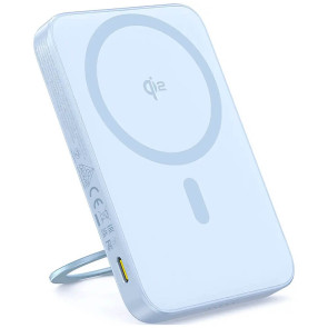 Зовнішній акумулятор Baseus PicoGo Qi2 Magnetic with Rotatable Stand 5000mAh 20W Galaxy Blue (P10076800313-00