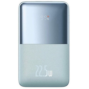 Зовнішній акумулятор Baseus Power Bank Bipow Pro Digital Display PD 20000mAh 22.5W Blue (PPBD040303)
