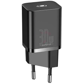 Мережевий зарядний пристрій Baseus Super Si Quick Charger 30W Black (CCSUP-J01)