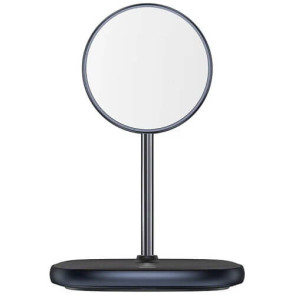 Бездротовий зарядний пристрій Baseus Swan Magnetic Desktop Bracket Wireless Charger Black (WXSW-01)