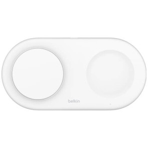 Бездротовий зарядний пристрій Belkin BoostCharge Pro 2in1 Magnetic Pad with Qi2 15W White (WIZ021VFWH)