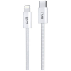 Кабель Blueo Braided PD Fast Charging USB-C to Lightning Cable (2m) White (BL012CL2)