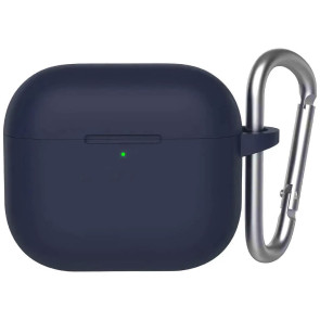 Чохол для навушників Blueo для AirPods 4 [B44] Liquid Silicone Series (Deep Blue)