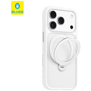 Чохол-накладка Blueo Skin Friendly 360 Rotatable Stand for iPhone 17 Pro Max with MagSafe White (BL037)