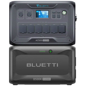 Комплект зарядної станції BLUETTI AC500 + B500K Expansion Battery