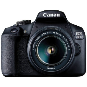 Дзеркальний фотоапарат Canon EOS 2000D kit (18-55mm) IS II (2728C008)