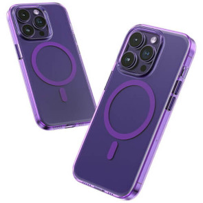 Чохол-накладка Blueo Crystal Drop PRO Resistance Case for iPhone 14 Pro with MagSafe Purple (B41-I14PPR)