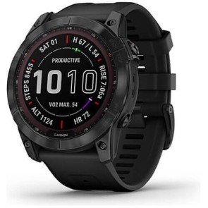 Смарт-годинник Garmin Fenix 7X Sapphire Solar DLC Titanium Black Black (010-02541-22/23/45) ГАРАНТІЯ 12 міс.