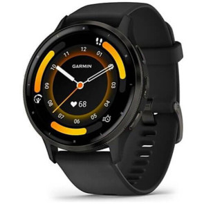 Смарт-годинник Garmin Venu 3 Slate S. Steel Bezel w. Black Case and S. Band (010-02784-01)