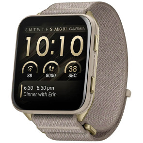 Смарт-годинник Garmin Venu X1 Soft Gold Titanium and French Grey Nylon (010-02980-33/08) ГАРАНТІЯ 12 міс.