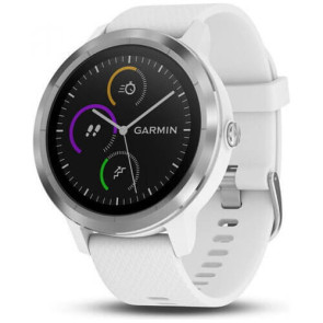 Смарт-годинник Garmin Vivoactive 3 White with Stainless Hardware (010-01769-22) ГАРАНТІЯ 12 міс.