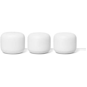 Бездротовий маршрутизатор Google Nest Wifi Router and Two Points Snow (GA00823-US)