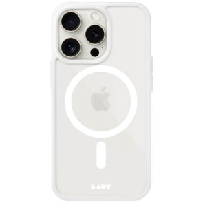 Чохол-накладка LAUT HUEX PROTECT for iPhone 15 Pro with MagSafe White (L_IP23B_HPT_W)
