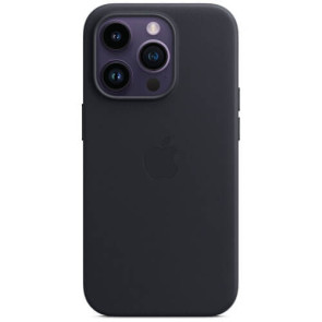 Чохол-накладка iPhone 14 Pro Leather Case with MagSafe Midnight (MPPG3)