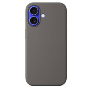 Чохол-накладка Monblan Magnetic Silicone MagSafe for iPhone 16 Stone Gray