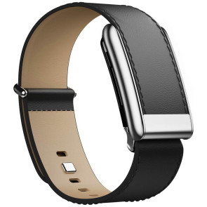Ремінець для фітнес-браслета Monblan Whoop 5.0 MG Leather Series (Black)