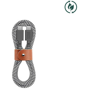 Кабель Native Union Belt XL Cable USB-C to USB-C Cosmos Zebra (3 m) (BELT-XL-C-ZEB-3-NP)