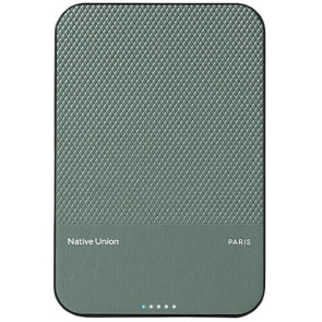 Додатковий акумулятор Native Union (Re) Classic Magnetic Power Bank 5000mAh Slate Green (PB-5KMS-GRN)