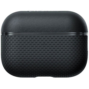 Чохол Pitaka Aramid Fiber Magnetic Case Plain Black/Grey for Airpods Pro 2nd Gen (APM2401)