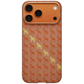 Чохол-накладка Pitaka Edge Ultra-Slim Case Happiness Rides Amber for iPhone 17 Pro (HR1701P)