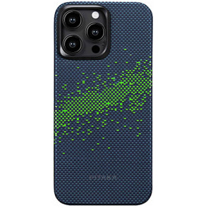 Чохол-накладка Pitaka Tactile Woven StarPeak Lumintex Milky Way Galaxy for iPhone 16 Pro Max (KI1604PMYG)
