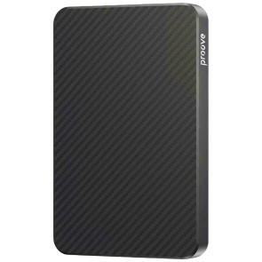 Зовнішній акумулятор Proove Carbon Slim 5000mAh 20W/Qi 15W Black (PBCS20010001)