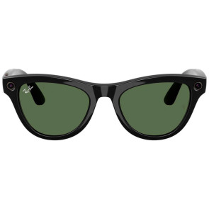 Смарт-окуляри Ray-Ban Meta Skyler Gen 2 Standard Shiny Black Frame/G-15 Green Lenses (RW4014 601/71 52-20)