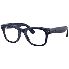 Смарт-окуляри Ray-Ban Meta Wayfarer Gen 2 Shiny Cosmic Blue/Clear Sapphire (RW4012 6628/MF 50-23)