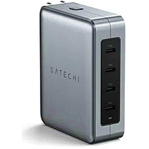 Мережевий зарядний пристрій Satechi 145W USB-C 4-Port PD GaN Travel Charger Space Gray (ST-W145GTM)