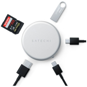 Адаптер Satechi OntheGo 5-in-1 USB-C Multiport Adapter Silver (ST-POTG5S)