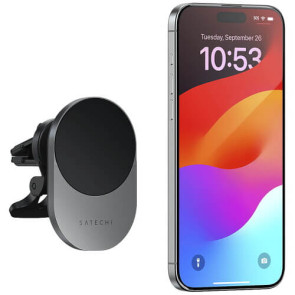 Автомобільний зарядний пристрій Satechi Qi2 Wireless Car Charger Space Gray (ST-Q2CCM)